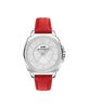 Boyfriend Small Silver Red Leather 14503855 Women's Watch, Dial, Strap, (Officially Imported)