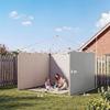 3-piece Set Side Panels with Zipper for 3 x 3 m Gazebo, Light Grey