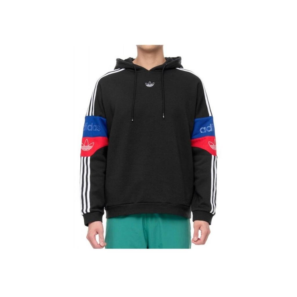 adidas Мужская толстовка Originals с блоками черного цвета на рукавах ED7173