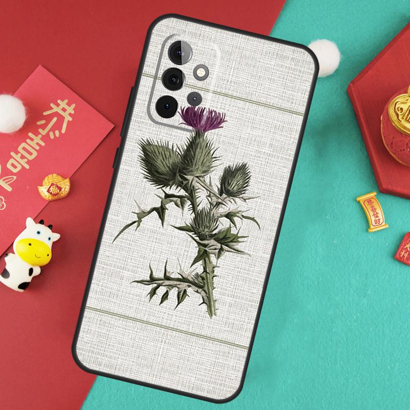 Чехол Outlander Thistle Sassenach для Samsung Galaxy A35 A55 A25 A15 A51 A71 A12 A32 A52 A13 A33 A53 A14 A34 A54