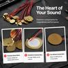 30PCS Cord Length 330mm Contact Microphone Thick 0.4mm Sound Sensor Disc Transducer  For  Instrument