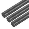 MECCANIXITY Graphite Rod, Graphite Stirring Rod Cylinder Stick Carbon Rod 305x17mm Black for Electrode, Melting Casting, Crucibles, Pack of 3