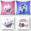 Детская наволочка Gabbys Dollhouse Gabby Cats 40x40см 45x45см Декоративные подушки 60x60