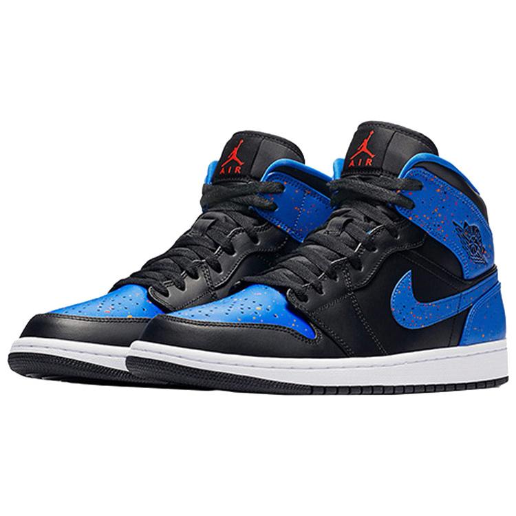Jordan 1 Средний Королевский Брызги Краски 554724-048