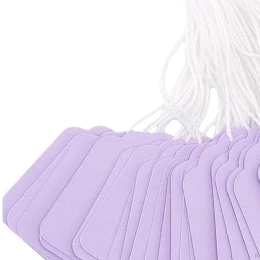 100 шт. подарочных бирок с веревкой, ценовая строка ценник этикетки упаковка маркировка