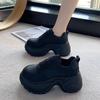 Small Man Increases Height, Platform Dad Shoes, Women's Spring and Autumn Versatile Little White Shoes with Skirts, Fashionable Super Hot Casual