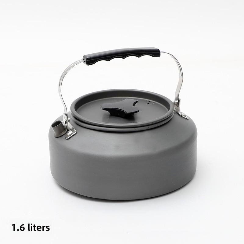 Большой емкости портативный чайник и заварочный чайник для кемпинга на открытом воздухе
