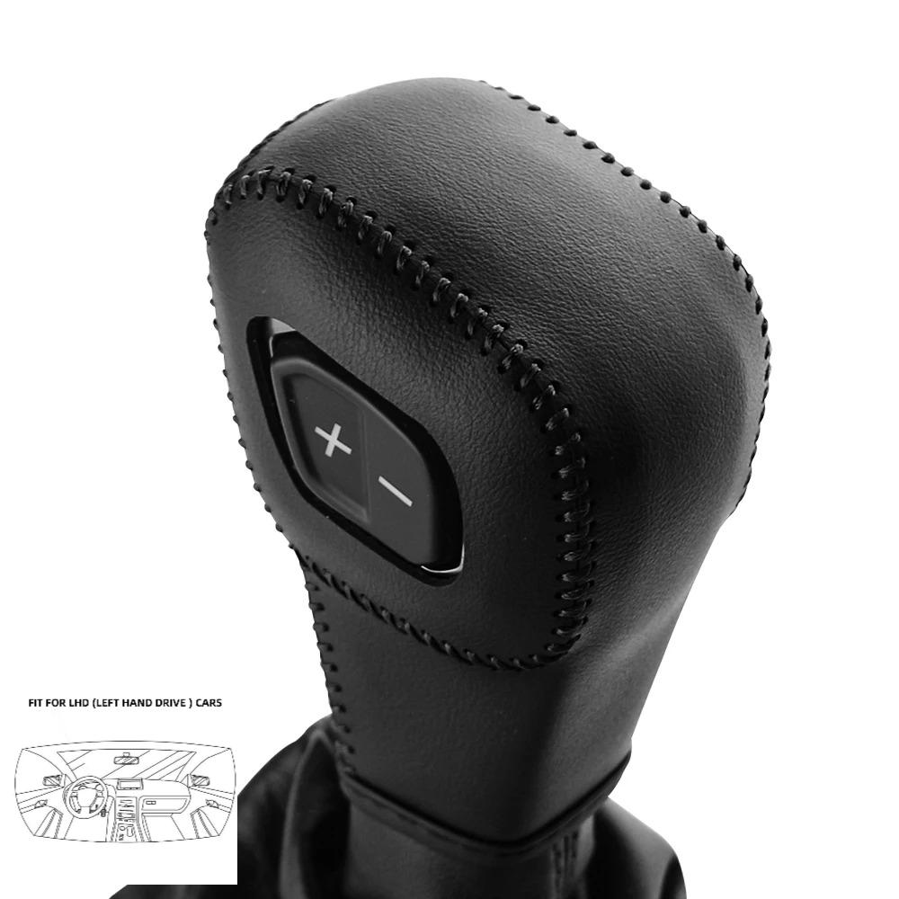 Кожаный чехол на ручку переключения передач для Ford Everest Ranger 2020 - 2022 Накладки на рычаг переключения передач Наклейка на рычаг переключения передач Аксессуары LHD RHD