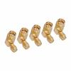 10Pcs SMA Connector Male To Female Adapter Right Angle 90 Degree for RF Connection