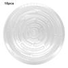 10 шт. прозрачные пластиковые блюдца для растений, поддоны для капель круглой формы, не легко деформируются, прозрачные комнатные горшки для цветов, тарелка, тарелка