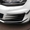 Car Front Bumper Wind Knife Fog Frame Lamp Trim Blade Strip Light Eyebrow Cover For VW Volkswagen Golf 7 MK7 GTI GTD 2012-2017
