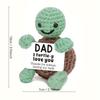 Funny Gifts for Mom and Dad, I Love You Mom, Handmade Crochet Unique Mother's Day Father's Day