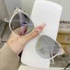 Trendy Photochromic Glasses Anti-blue Light Color Changing Optical Eyeglasses for Women Men Outdoor Eye Protection Eyeglasses