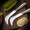 Stainless Steel Pineapple Sugar Cane Peeler 1/2Pcs Durable Kitchen Paring Knife for Daily Fruit Skin Removing Use
