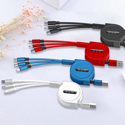3 в 1 USB-кабель для быстрой зарядки Кабель USB Type C для iPhone Samsung Huawei Xiaomi Micro USB Lightning Cable Зарядное устройство
