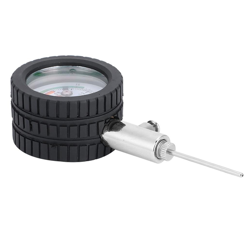 Stainless Steel Air Pressure Gauge Barometer Tool for Basketball Football Volleyball