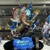38 см One Piece GK Эдвард Ньюгейт Пираты Белоуса Аниме Фигурка Известная Сцена Морского Сражения Может Излучать Свет Статуя Модель Игрушка Подарки Безопасно для Детей