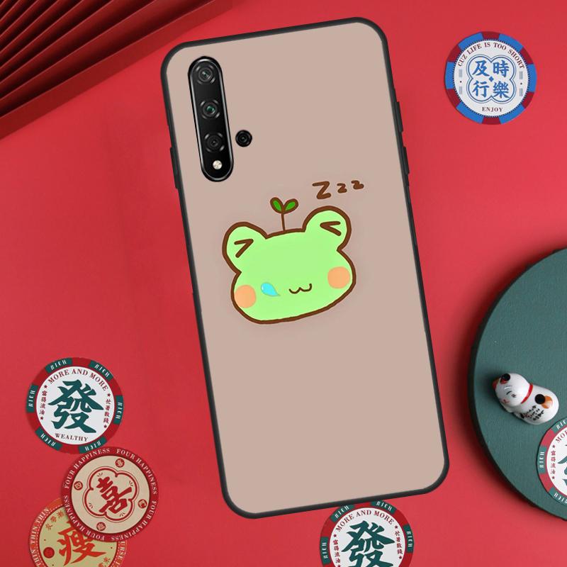 Милая мультяшная лягушка для Huawei Nova Y60 Y70 Y90 Y72 Y73 Y61 Y91 7i 8i 11i 12i 12s 9 10 SE P20 P30 P40 Lite Чехол