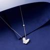 Butterfly Necklace Women Hypoallergenic With Shell Pendant Daily Versatile Lightweight Jewelry