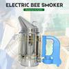 Stainless Steel Electric Bee Smoke Transmitter Kit Electric Beekeeping Tool Apiculture Beekeep Tools Bee Smoker