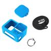 Silicone Protective Case with Lens Cap For GoPro Hero 13 Camera Case Protective Sleeve With Lanyard for Outdoor