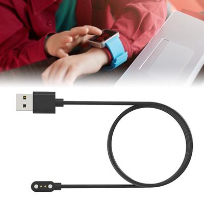 Зарядное устройство для смарт-часов, безопасная магнитная быстрая зарядка, док-станция для смарт-часов, адаптер для зарядки наручных часов, 2-контактный кабель, шнур, провод для HW12 HW16