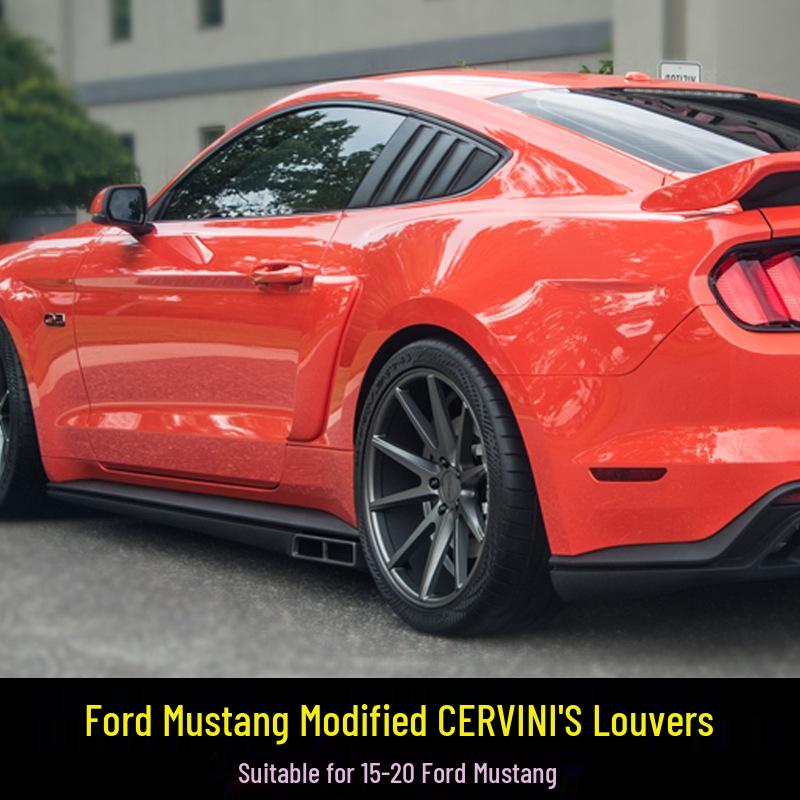 15-20 Ford Mustang CERVINI'S Side Window Louvers