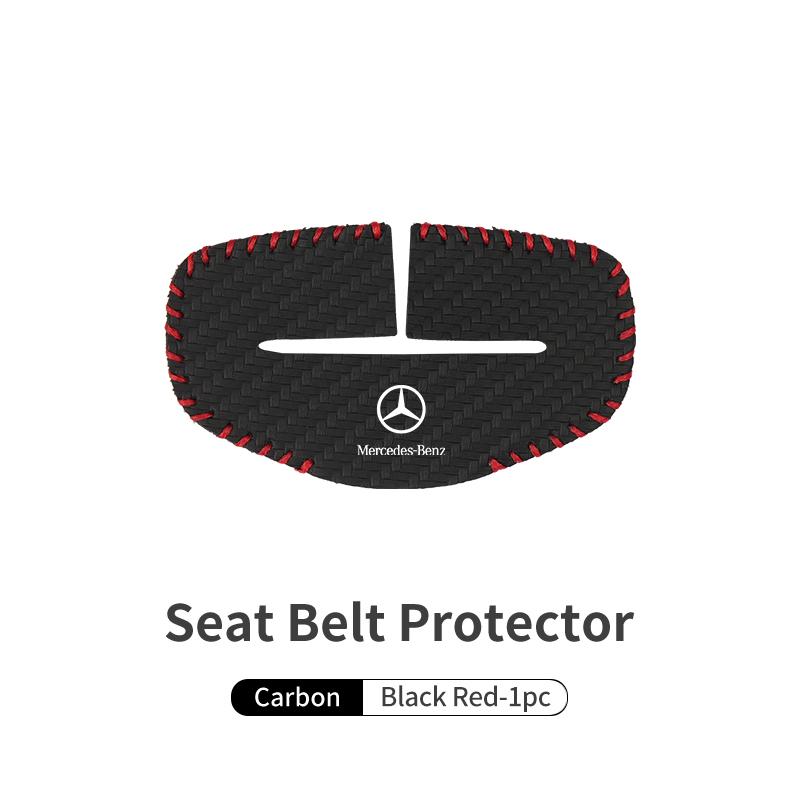 CEV5 Car Seat Belt Buckle Protector Anti-Scratch Adjusting Clip For Benz AMG A C E S G Class W201 W210 W108 W204 W205 W203