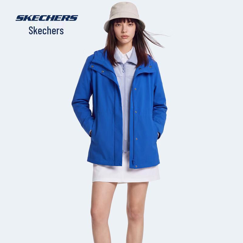 Skechers Women's Casual Hooded Woven Jacket
