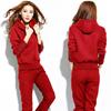 Winter Women Two Piece Set Tracksuit Sports Long Sleeve Sweatshirts Joggers Suits Running Set Workout Gym Sportswear Hoodie