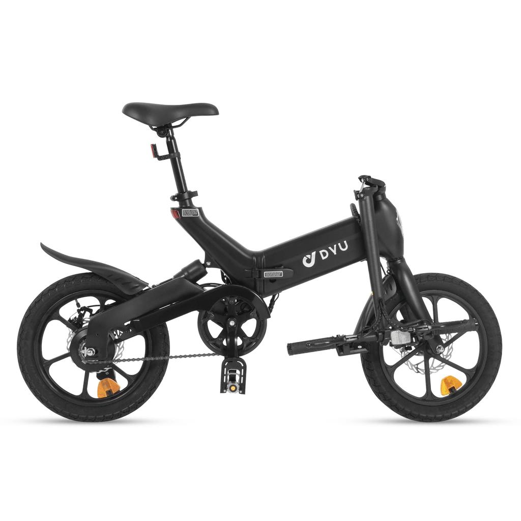 DYU A16 38V 250W Lightweight Magnesium Alloy Commuter Electric Bicycle - 55km Pedal Assist, Foldable, Equipped with Dual Disc Brakes
