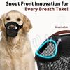 Dog Muzzle Soft Breathable Mesh Pet Muzzle,front Opening Design, Breathable, Adjustable, Dog Muzzle Allows Drinking Water