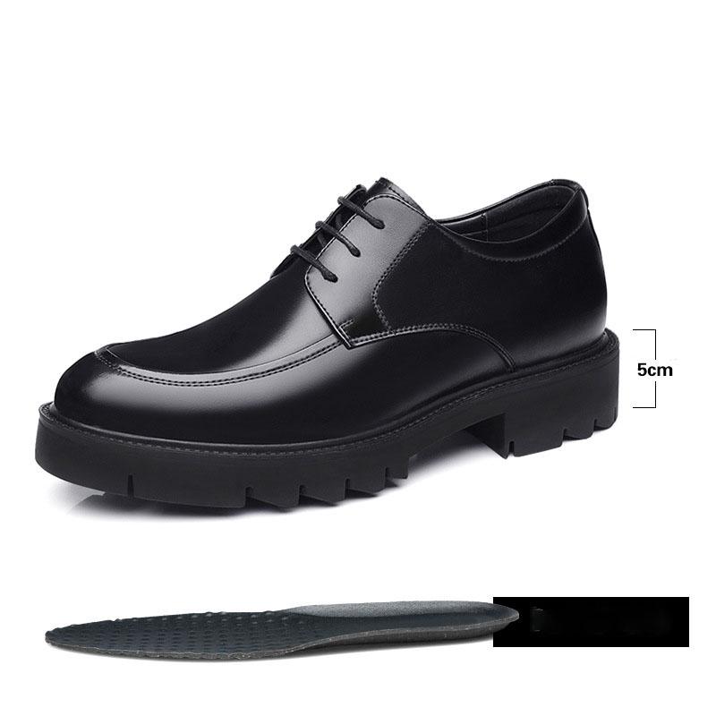 8-10cm Height Increasing Shoes for Men Summer Autumn Inside High Shoes Men's Hollow Business Dress Men's Elevator Shoes