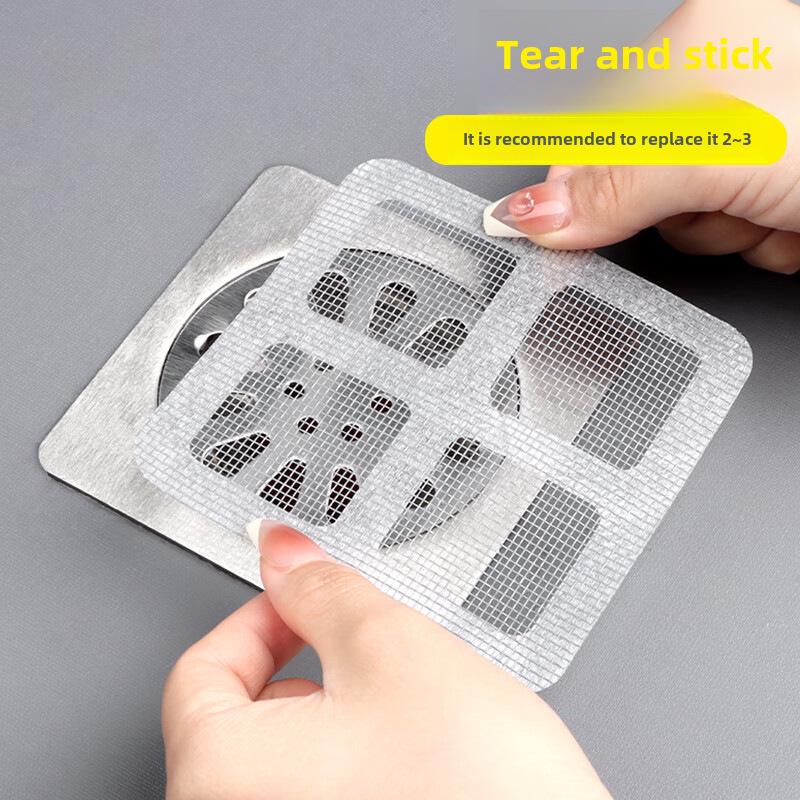 Самоклеящаяся наклейка для слива в полу и фильтра для волос для ванной и кухни