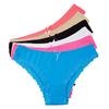 Sexy Lace Women Underpants Cotton Briefs Set Solid Color Panties Underwear 6 Pcs/lot