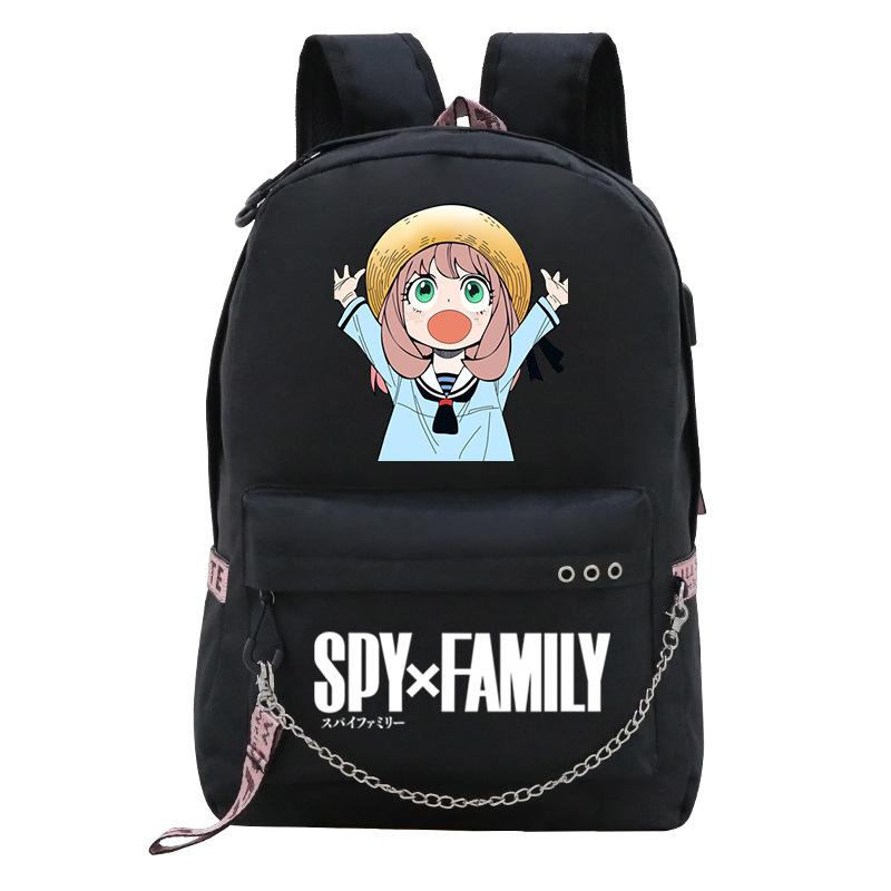 Шпионский игровой домик Аня Вокруг Милый Принтованный Многофункциональный Рюкзак Цепочка Лента Рюкзак Студенческая Школьная Сумка