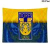 Tigres uanl Wall Tapestry Aesthetic Wall Hanging Printed Fabric Blanket Decorative Tapestries for Bedroom Living Room Home Decor