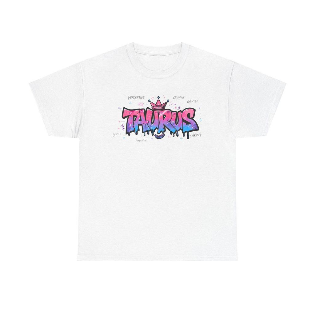 Taurus Graffiti Tee | Zodiac Bull Street Art Astrology Shirt and kids shirt