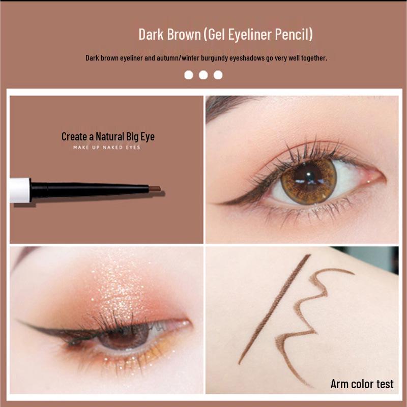 Little Ao Стойкий Экстратонкий Белый Гелевый Карандаш для Подводки - Стойкий, Подходит для Начинающих, Цветной