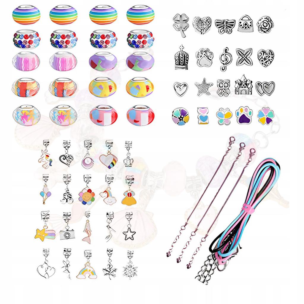 Jewelry Making Kit for Girls: Bracelets, Necklaces, Charms