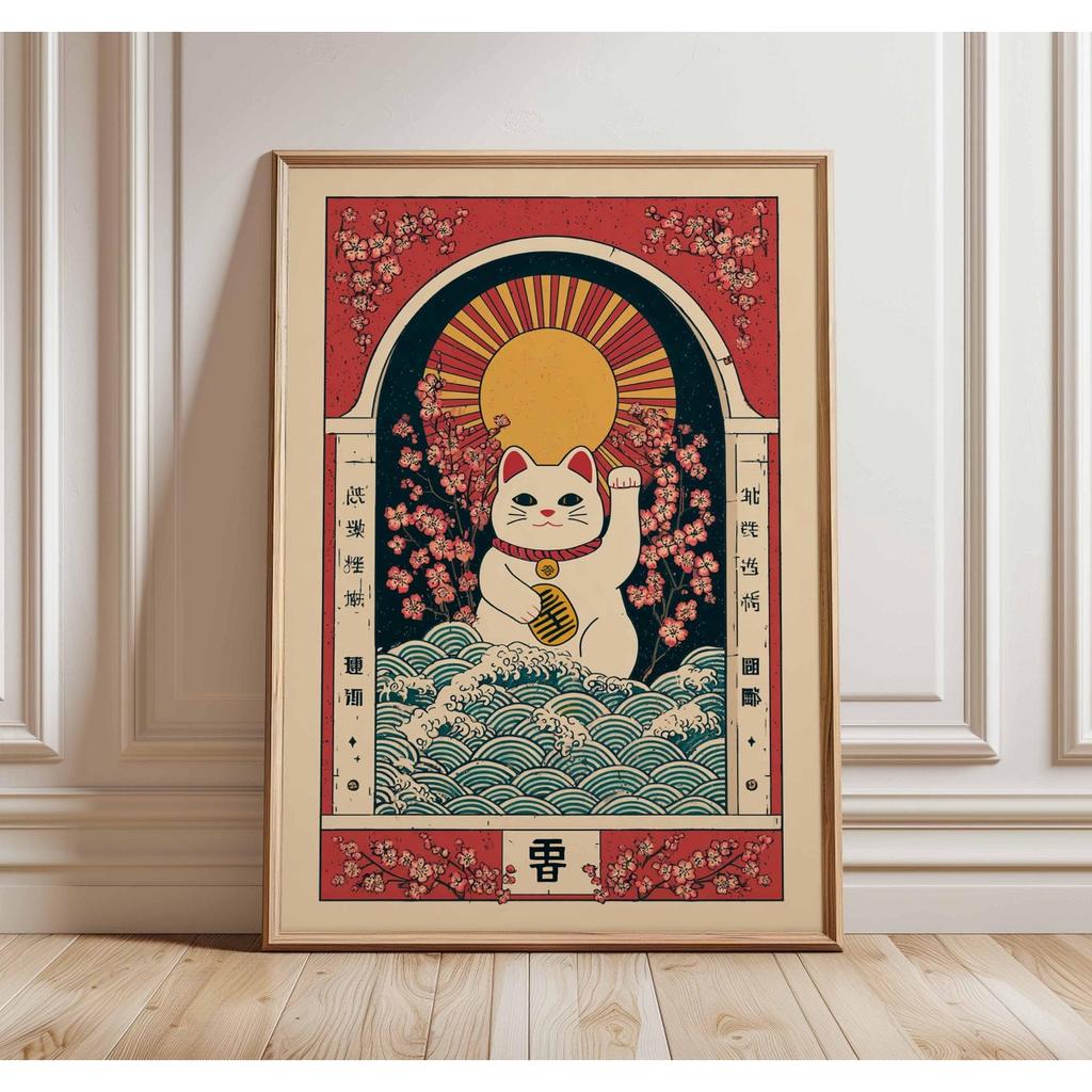 Japanese Retro Bonsai Tree Canvas Print Poster Vintage Ukiyo-e Botanical Art Prints Living Room Bedroom Wall Art Home