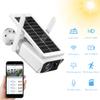 Outdoor Solar Security Camera 4MP Chargeable Battery Wireless WiFi Home Surveillance Camera with