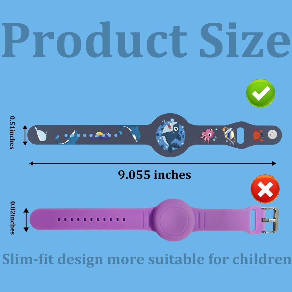 Waterproof Silicone Strap Case Bracelet Child Wristband New Kids Bracelet for Apple Airtag