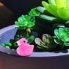 Mini Flamingo Figurine Model Decorative Fairy Garden Decoration, Flowerpot Decor for Lawn
