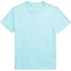 Polo Logo Embroidered Plain Knit Short Sleeve T-Shirt Men Tops Blue MNPOTSH1N821211-410