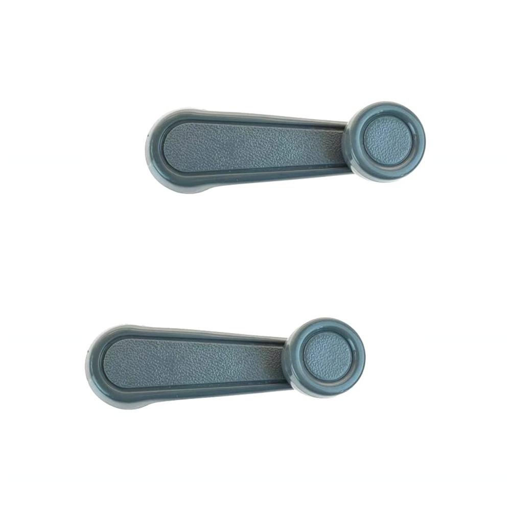 Пара Внутренних Левых Правых Ручек Стеклоподъемника Серых Для Toyota Pickup T100 1973-1995