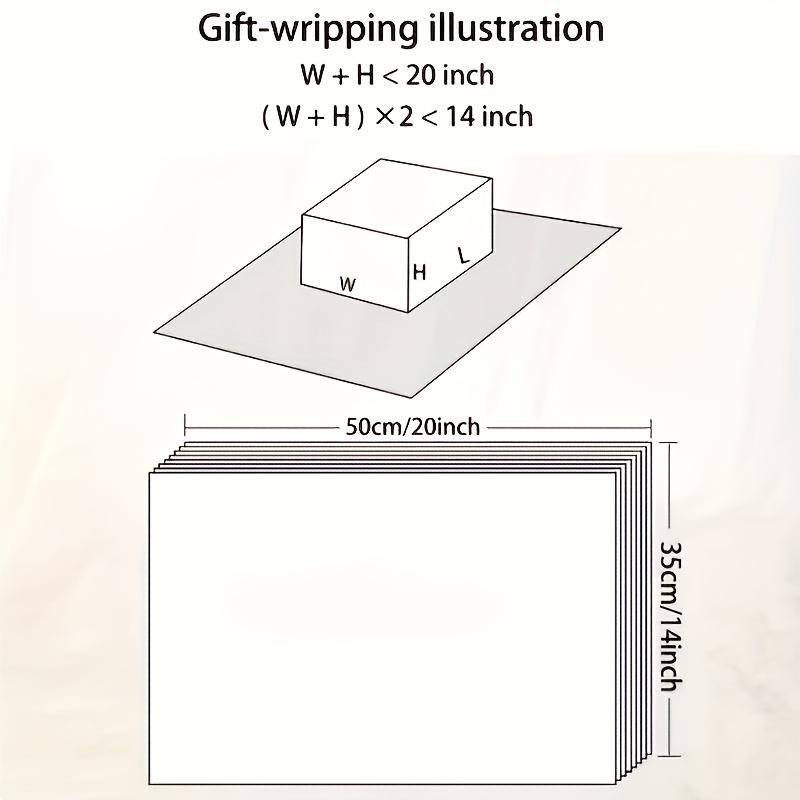 60 Sheets Elegant Red & Golden Snowflake Gift Wrapping Paper - Thin & Sturdy Winter Theme with Rounded Corners, Durable Tissue