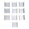 10pcs Timber Post Fasteners U Shape Galvanised Steel Anti Theft Anti Vibration Fence Panel Clamps for Concrete Wood