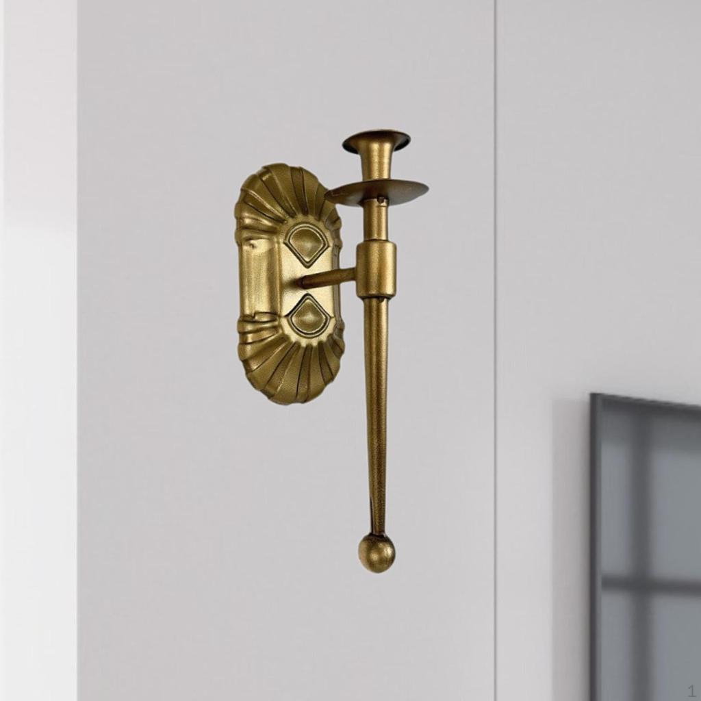 Подсвечник для настенного монтажа, конусная подставка для спальни и гостиной