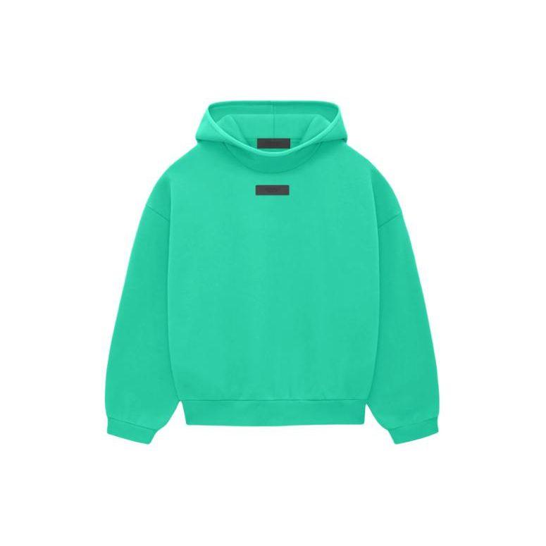 Fear of God Essentials Худи с капюшоном Мятный лист Мужские Топы Зеленый 192SP242052F